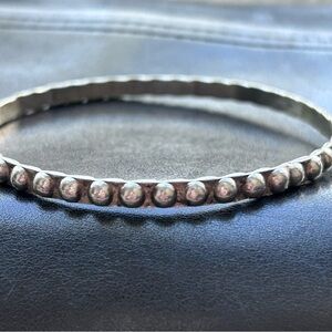 Vintage Mexican Silver Bracelet Bangle - Made in Mexico